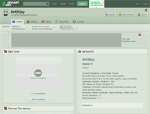 Tablet Screenshot of mrkilljoy.deviantart.com