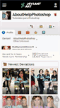 Mobile Screenshot of abouthelpphotoshop.deviantart.com