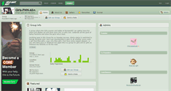 Desktop Screenshot of girls-pwn-all.deviantart.com