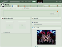 Tablet Screenshot of efferdz.deviantart.com