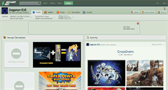 Desktop Screenshot of degamer-exe.deviantart.com