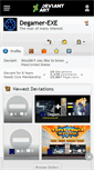 Mobile Screenshot of degamer-exe.deviantart.com