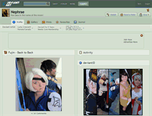 Tablet Screenshot of nephrae.deviantart.com