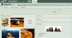 Desktop Screenshot of mopeydecker.deviantart.com