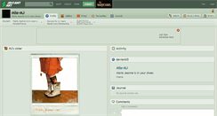Desktop Screenshot of mlle-mj.deviantart.com