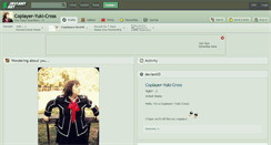 Desktop Screenshot of coplayer-yuki-cross.deviantart.com