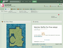 Tablet Screenshot of naruhina0.deviantart.com