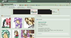 Desktop Screenshot of nightmarewraith.deviantart.com