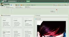 Desktop Screenshot of flickachild.deviantart.com