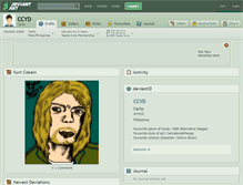Tablet Screenshot of ccyd.deviantart.com