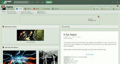 Desktop Screenshot of fallinn.deviantart.com