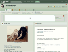 Tablet Screenshot of lalunasauvage.deviantart.com