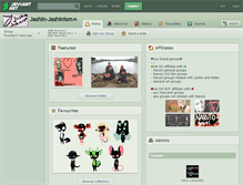 Tablet Screenshot of jashin-jashinism.deviantart.com