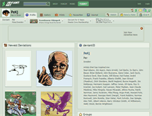 Tablet Screenshot of pekj.deviantart.com