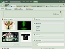 Tablet Screenshot of kkuet.deviantart.com