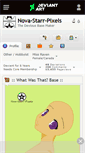 Mobile Screenshot of nova-starr-pixels.deviantart.com