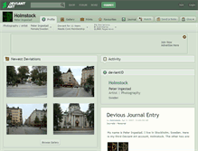 Tablet Screenshot of holmstock.deviantart.com