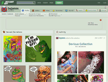 Tablet Screenshot of dajjal666.deviantart.com