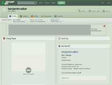Tablet Screenshot of benjaminwalker.deviantart.com