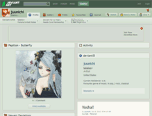 Tablet Screenshot of juunichi.deviantart.com
