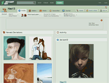 Tablet Screenshot of hao13.deviantart.com