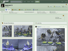 Tablet Screenshot of majere613.deviantart.com