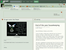 Tablet Screenshot of gollumina.deviantart.com