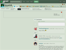 Tablet Screenshot of nexushub.deviantart.com