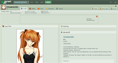 Desktop Screenshot of cinnamonsin.deviantart.com