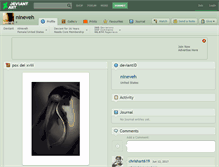 Tablet Screenshot of nineveh.deviantart.com