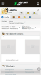 Mobile Screenshot of lukico.deviantart.com