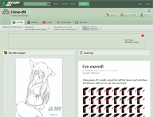 Tablet Screenshot of i-love-chi.deviantart.com