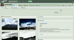 Desktop Screenshot of les-murmures.deviantart.com