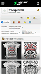 Mobile Screenshot of freeagent08.deviantart.com