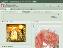 Tablet Screenshot of bekantanberjaket.deviantart.com