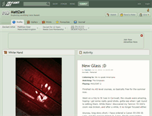 Tablet Screenshot of mattzani.deviantart.com