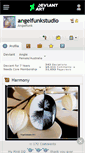 Mobile Screenshot of angelfunkstudio.deviantart.com