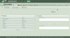 Desktop Screenshot of chris-is-naked.deviantart.com