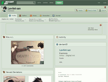 Tablet Screenshot of lawliet-san.deviantart.com