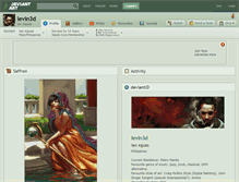 Tablet Screenshot of levin3d.deviantart.com
