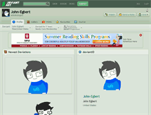 Tablet Screenshot of john-egbert.deviantart.com