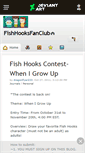 Mobile Screenshot of fishhooksfanclub.deviantart.com