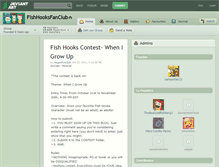 Tablet Screenshot of fishhooksfanclub.deviantart.com