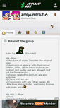Mobile Screenshot of amiyumiclub.deviantart.com