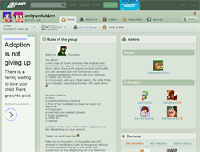 Tablet Screenshot of amiyumiclub.deviantart.com