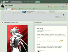 Tablet Screenshot of blacksythe73.deviantart.com