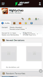 Mobile Screenshot of nightychao.deviantart.com