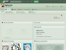 Tablet Screenshot of nightychao.deviantart.com