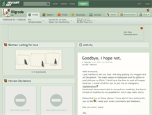 Tablet Screenshot of lillgroda.deviantart.com