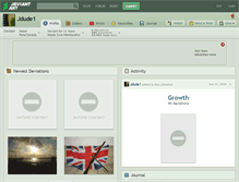 Tablet Screenshot of jdude1.deviantart.com